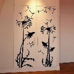 Example of wall stickers: Flight of dandelions 2 (Thumb)